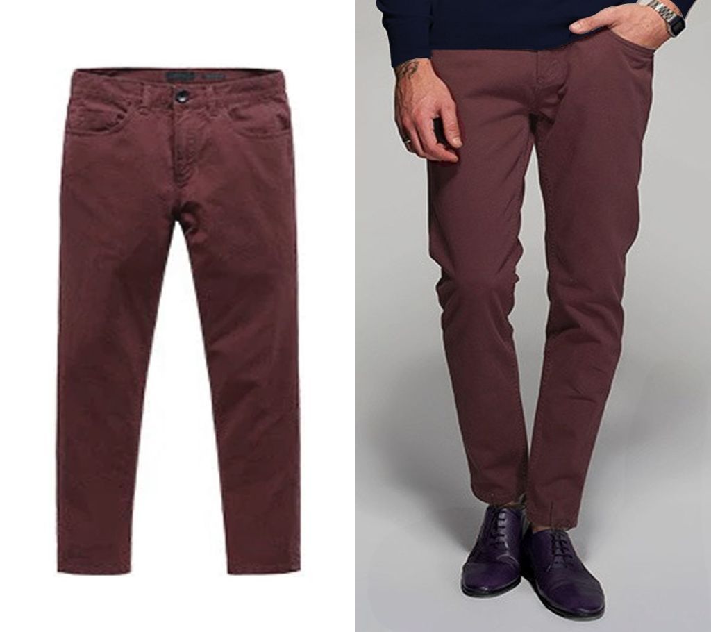Levis Maroon Stretch Gabardine- CAP