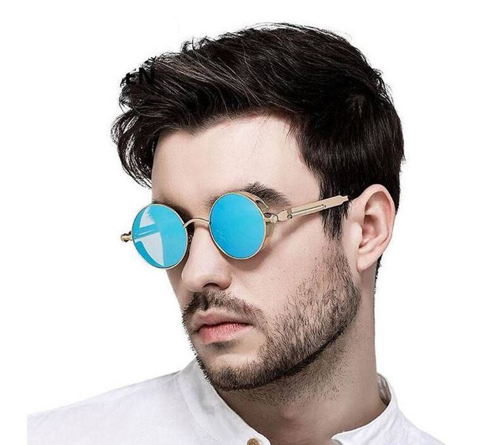 Round Polarized Sunglasses Gothic Steampunk Sunglasses For Men And Women