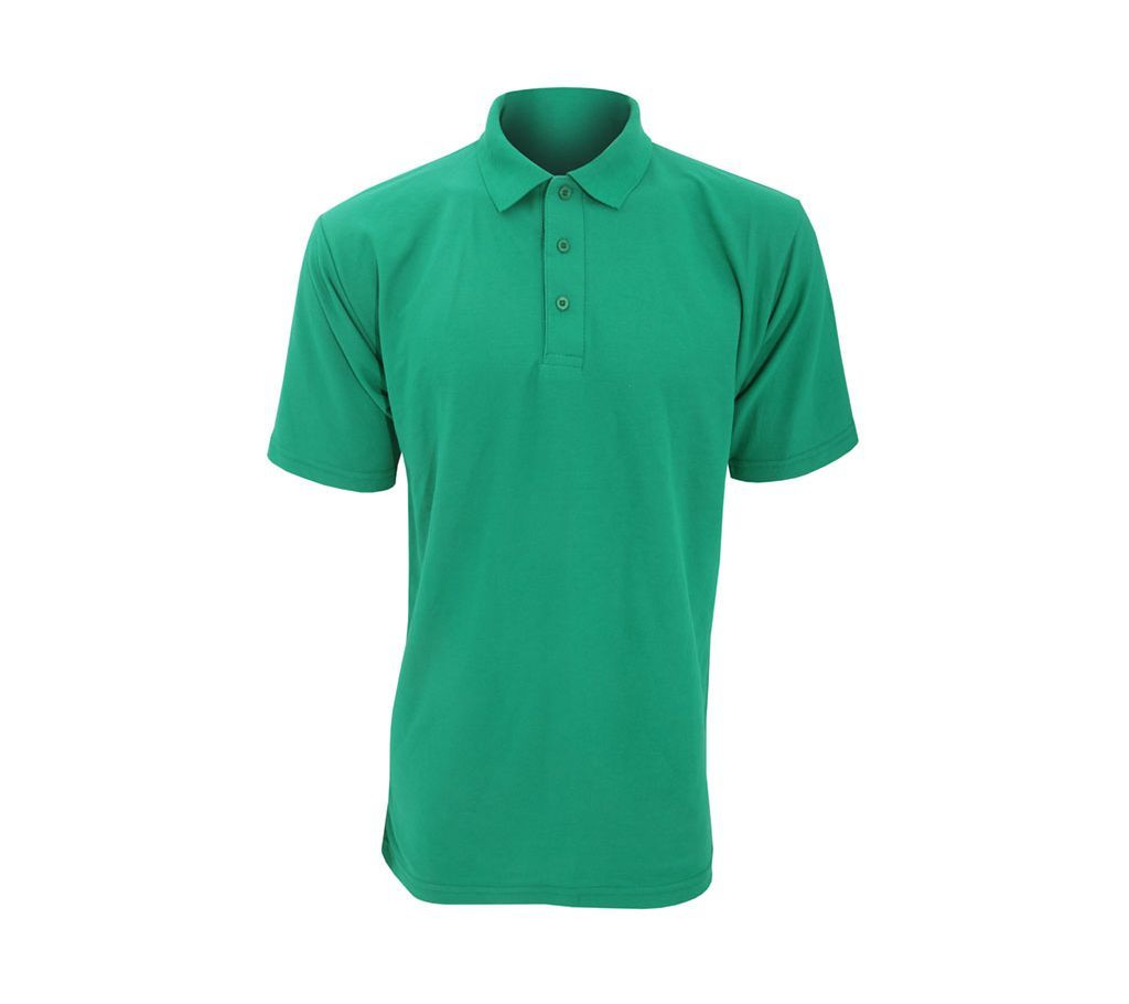 Aqua Cotton Polo Shirt For Men