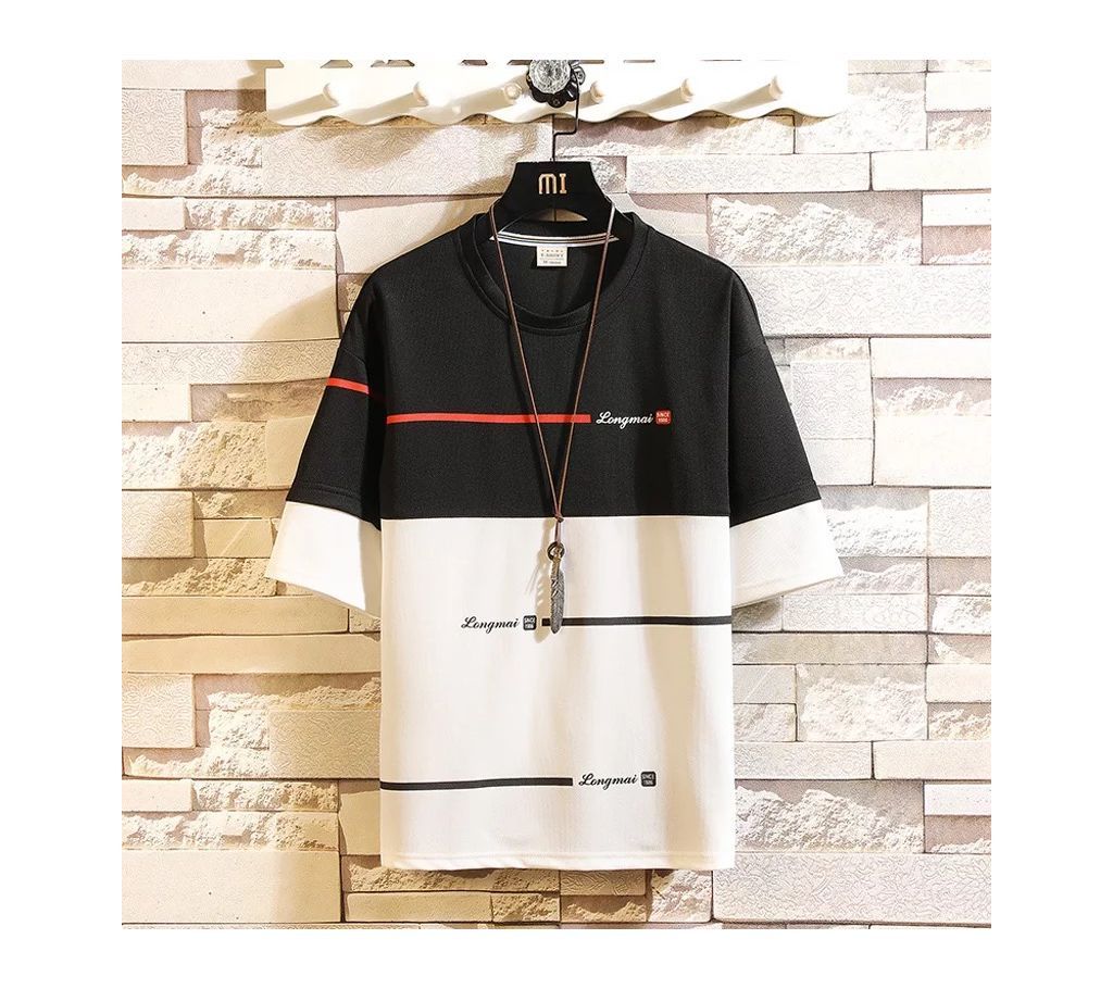 Black Designable Short Sleeve T-Shirt For Men
