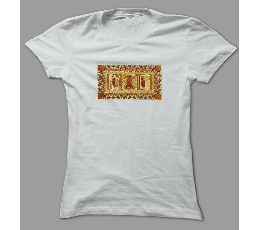 Art Village Bride  White Polyester T-Shirt