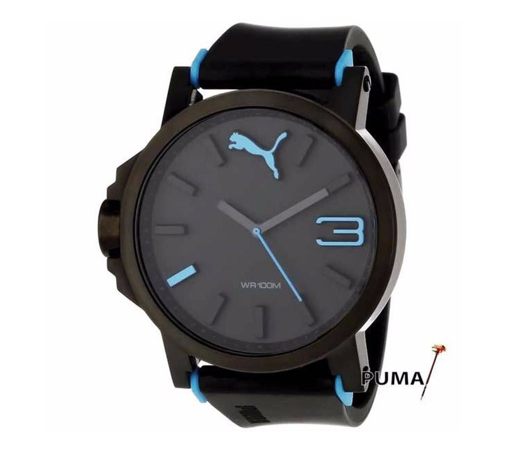 Puma Rubber Black Crown Wrist Watch (copy)