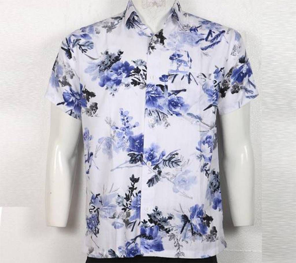 Gents half sleeve cotton shirt 