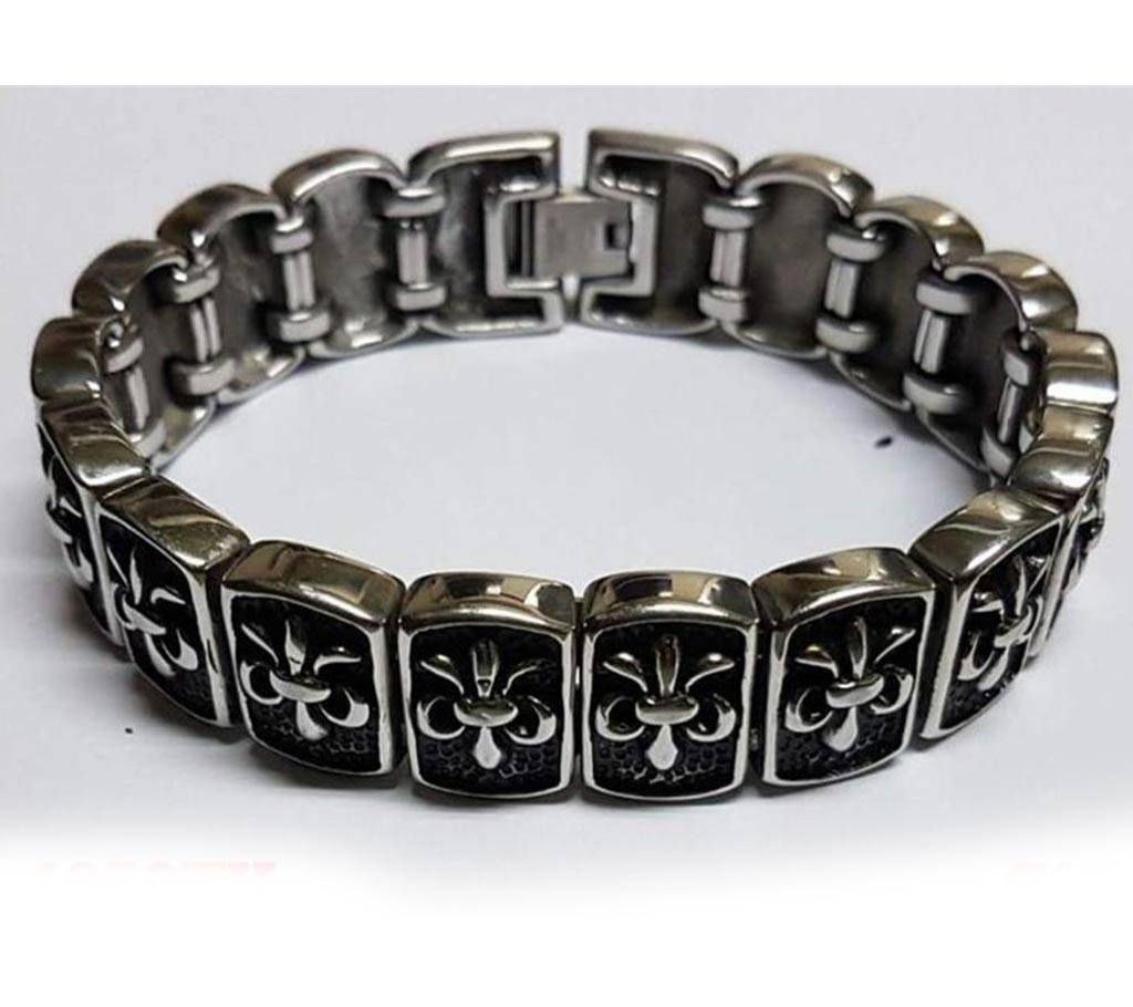 Korean Black Silver Bracelet 
