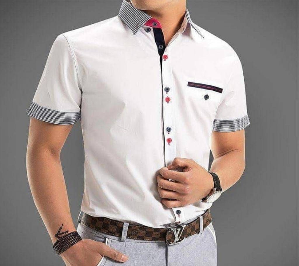 Huff Sleeve Casual Shirt