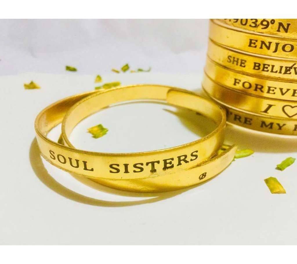 Conceptual Bracelet/Yellow Gold Bracelet
