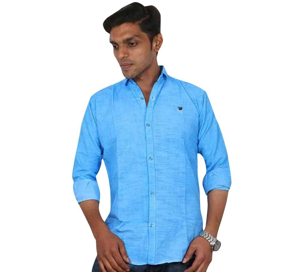 {INDIAN} MEN`S FULL SLEEVE CASUAL SHIRT