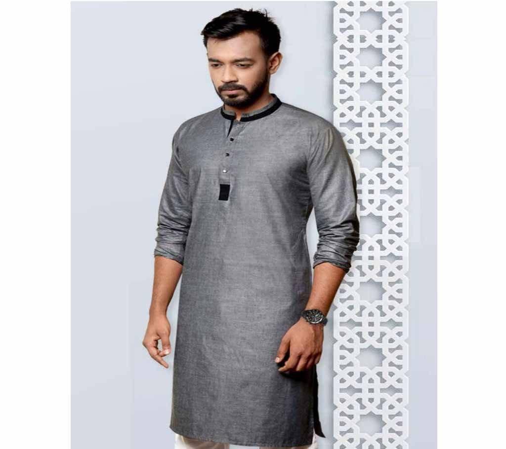 Indian Menz Cotton Semi Long Panjabi