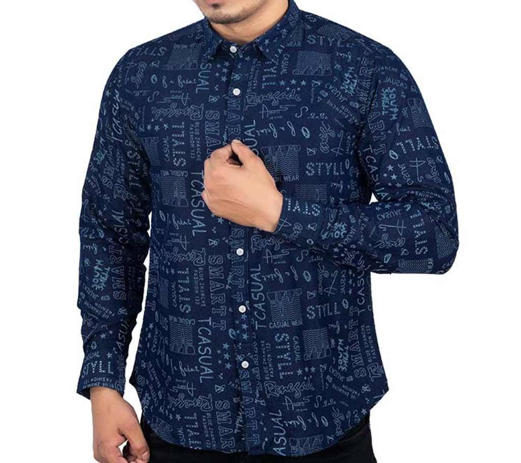 Menz Casual Shirt - 43651 - BLUE AOP(NEXus)
	
	
	
	
	
	
	
	
	
	
