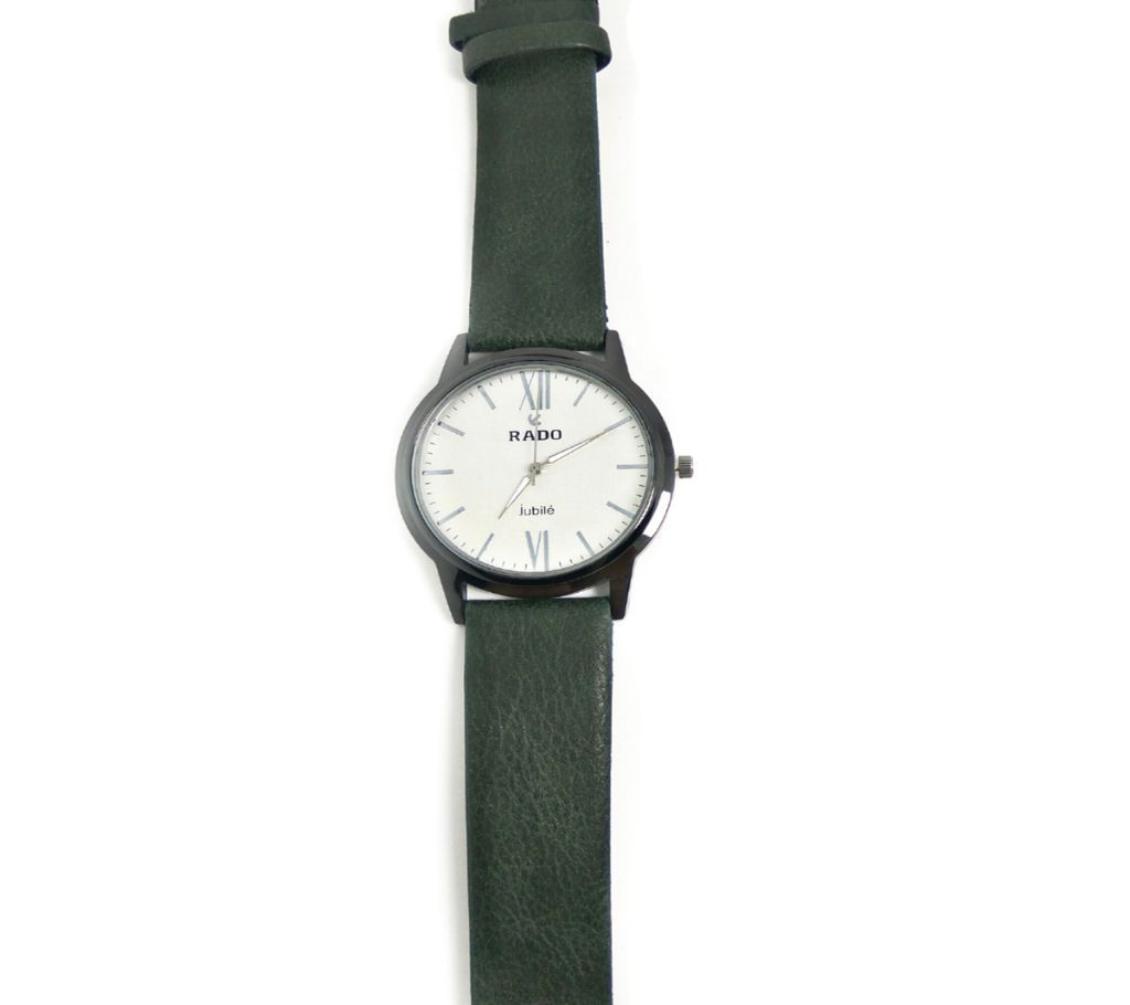 Rado Jublie Bottle Green Strap Analog Wrist Watch For men 