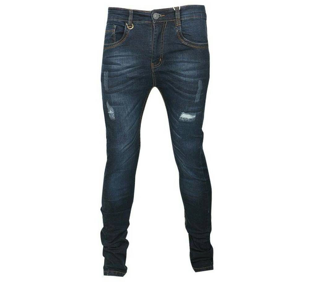 Gents Scratched Cotton Jeans Pant