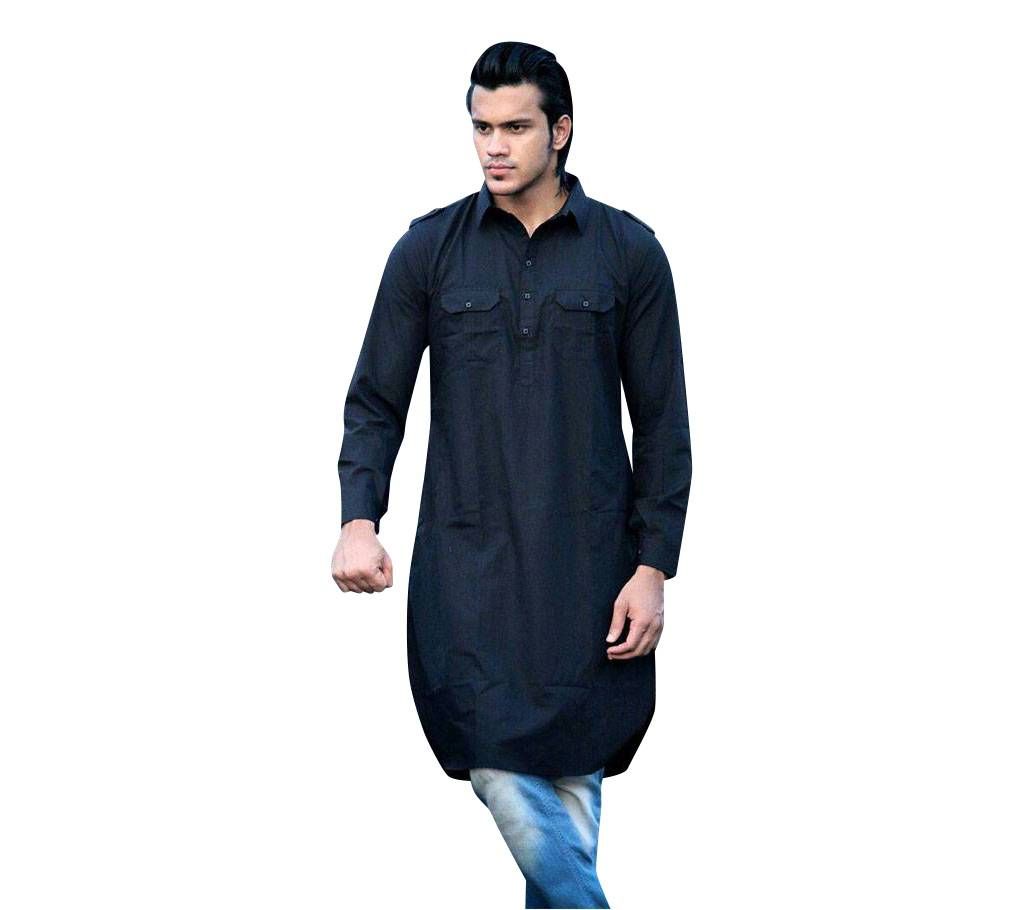 gents cotton semi long kabli punjabi 