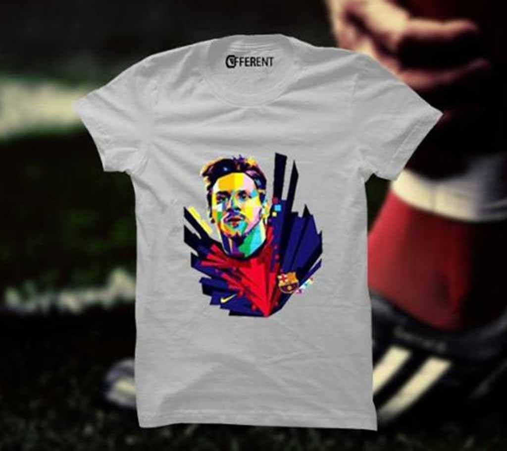 Messi Gents Half Sleeve Cotton T-shirt 