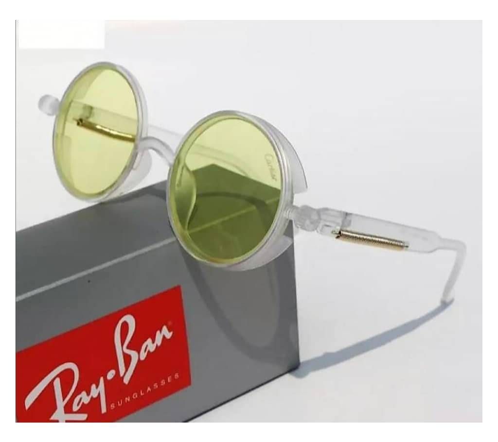 Watermark Yellow Lens Round Sunglasses For Men (copy)