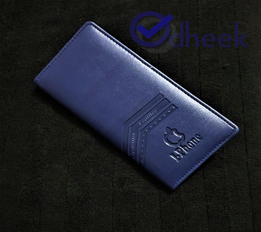 Long Wallet for Men Apple Phone Logo Mobile Cover