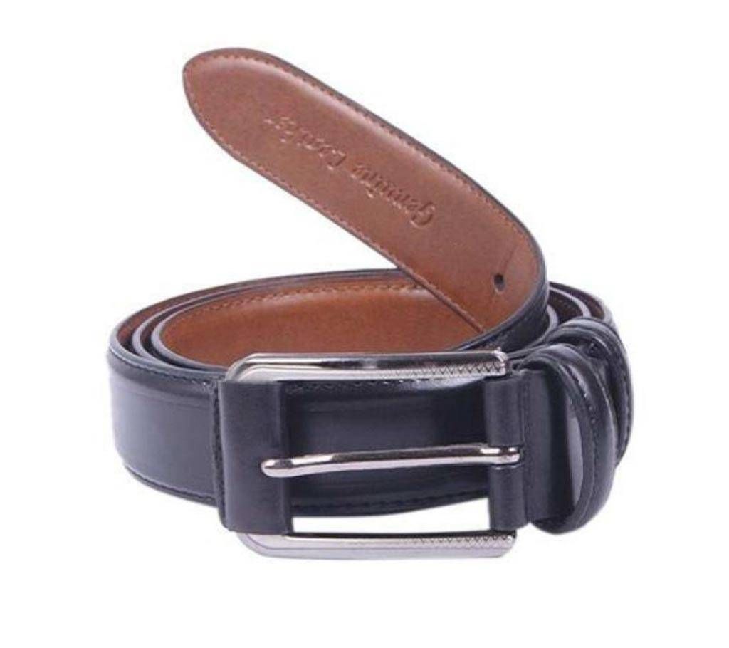 Black PU Leather Belt For Men-CSB-32