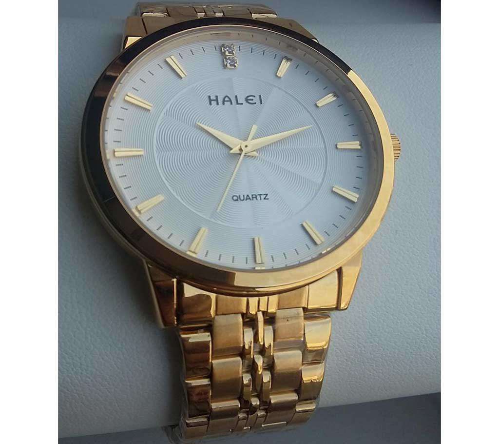 Mens Luxury Watches Dress With Gold Stainless Steel for Men