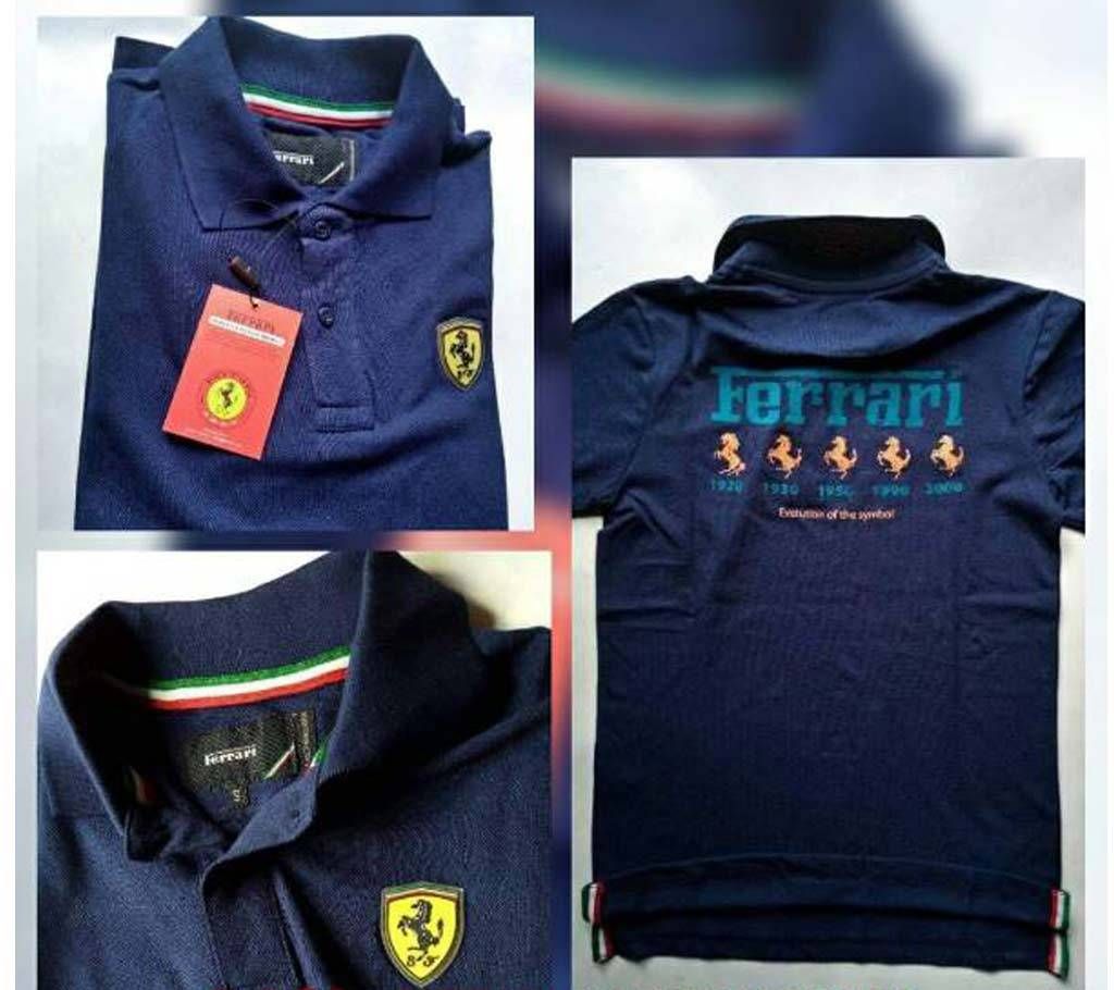 FERRARI (Copy) Cotton Polo Shirt For Men