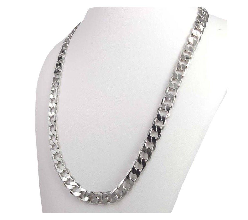 White Plated Men's Chain 