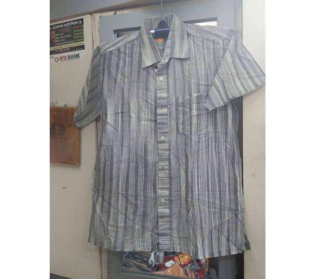 half sleeve gents casual stripe shirt 