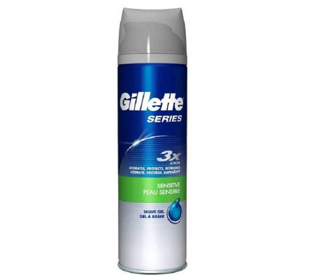 Gillette Series Sensitive Shave Gel 200ml (UK)