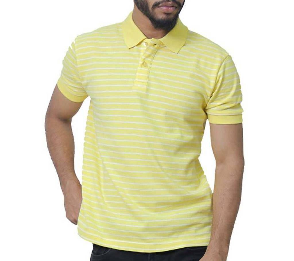 Grameen UNIQLO Pique Striped polo shirt (S) C

