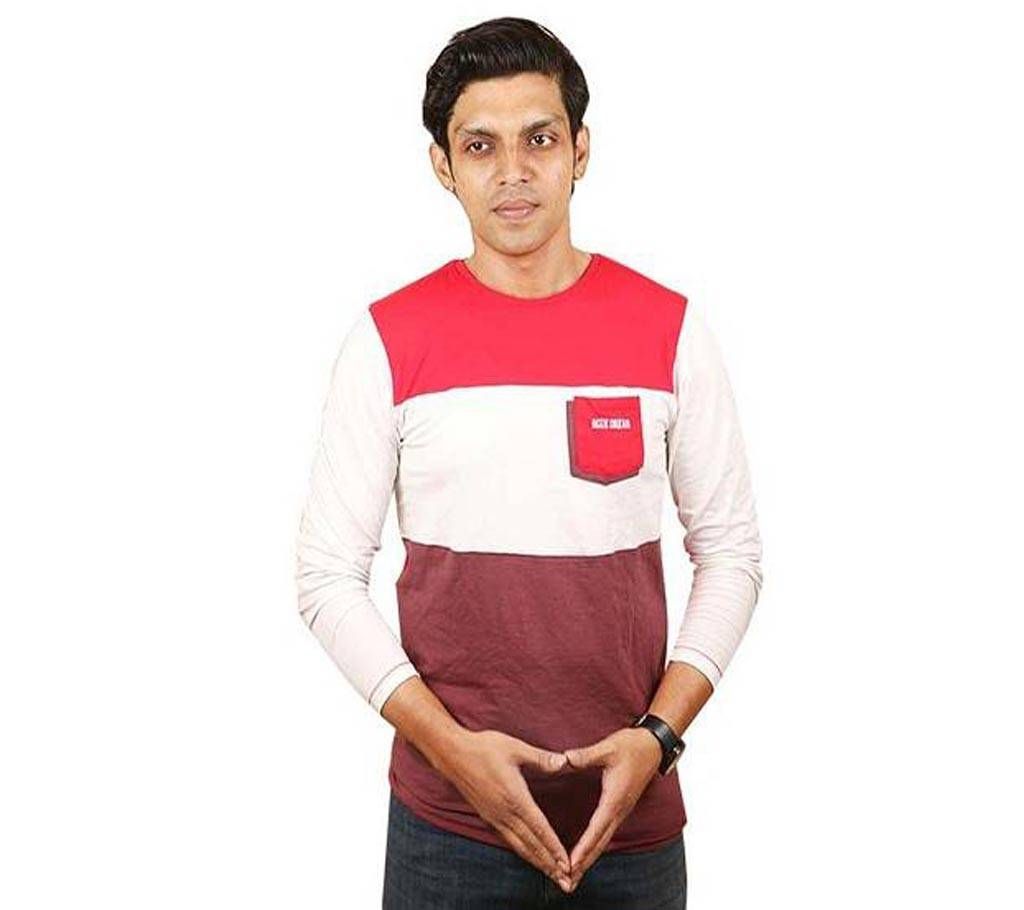 Gents full sleeve cotton t-shirt #01