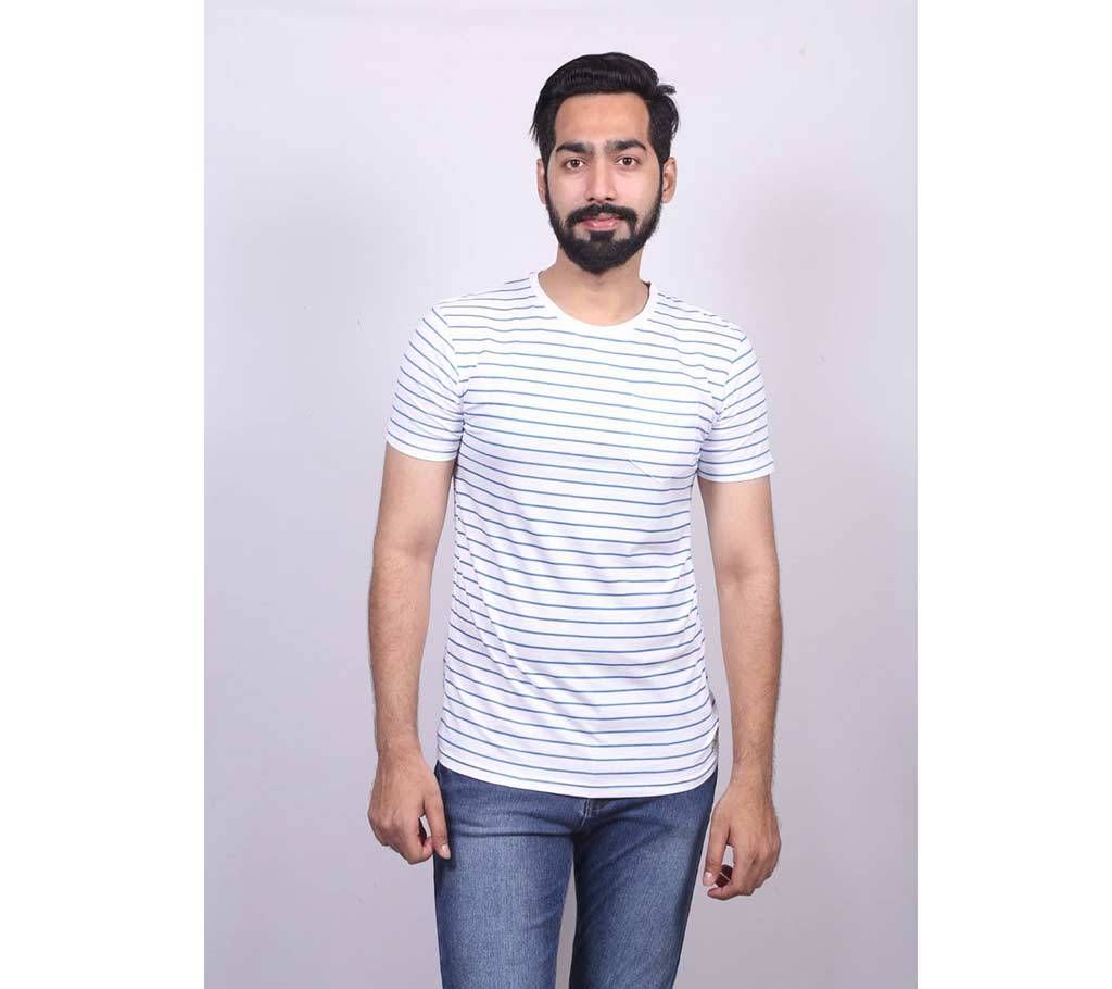 Yarn Dyeng striped t-shirt for men 