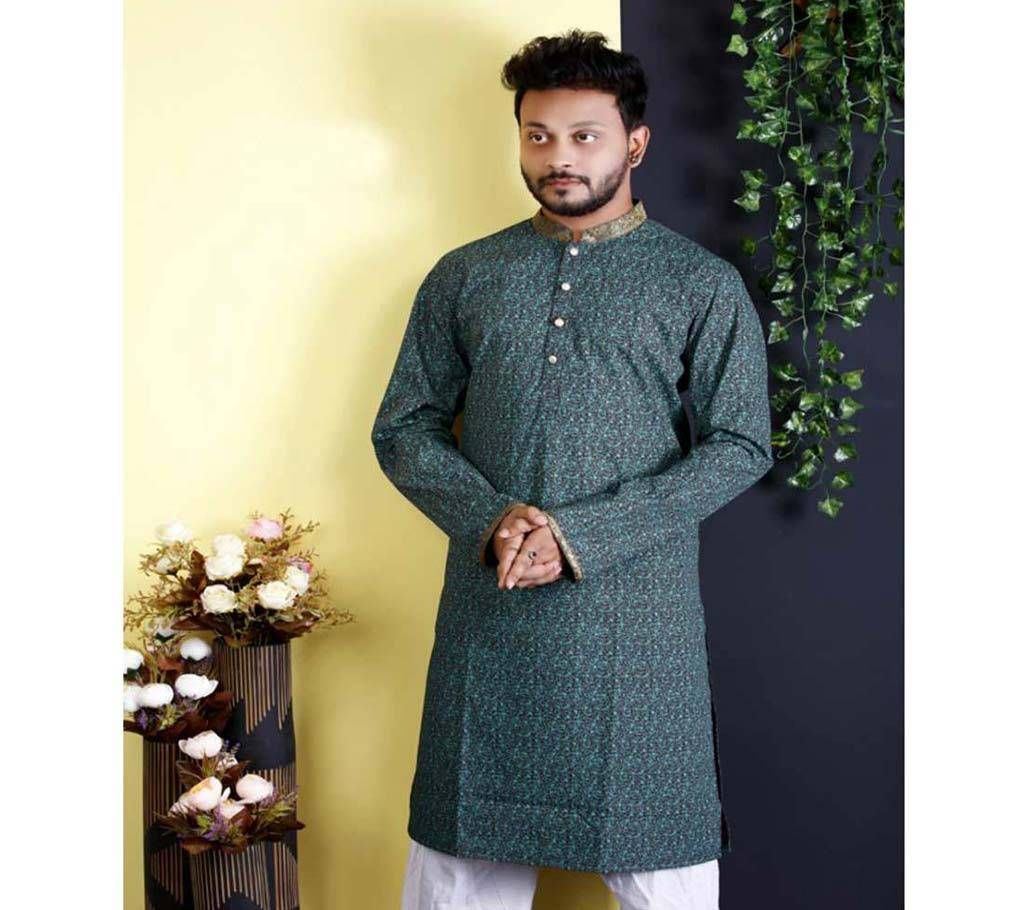 Cotton Print Panjabi For Men