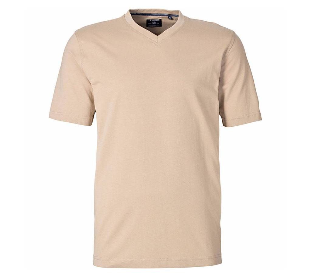 Gents V-Neck Solid Colour T-shirt
