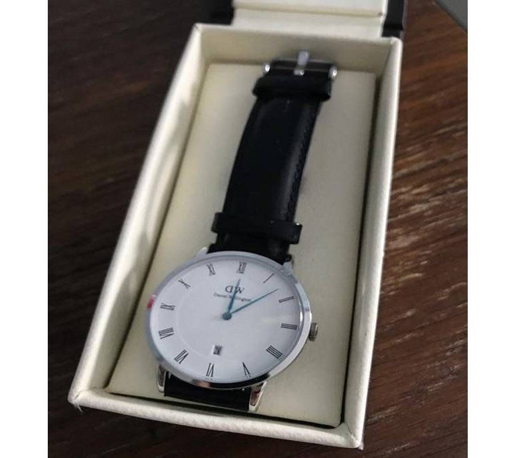 Artificial Leather Analog Watch For Men