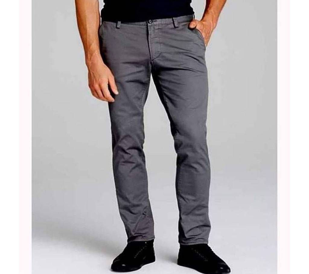 Gabardine Pant Deep Gray Color