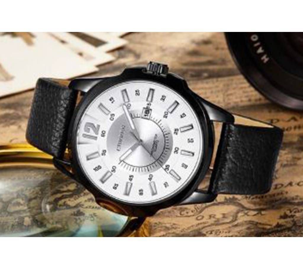 Curren Mens wrist watch-Copy 8123  White  B241