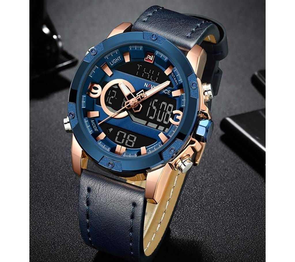 Naviforce 9097 Original Watch For Men BLue