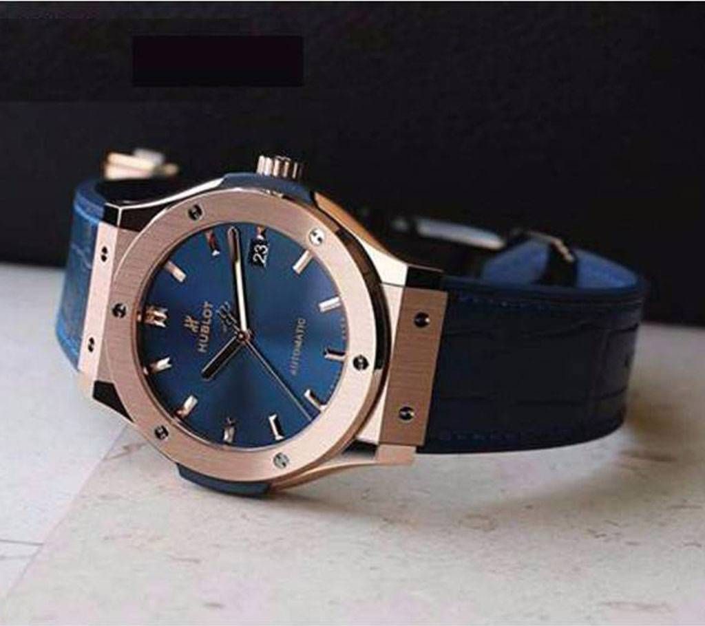 HUBLOT Leather Gents Watch (Copy)