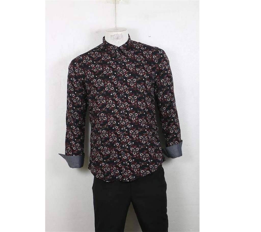 printed shirt linen fabric