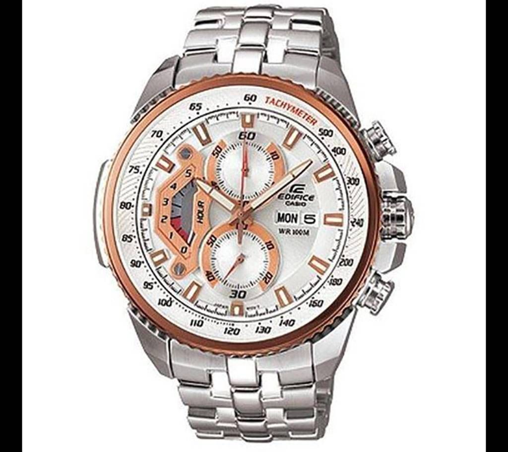 Casio Silver Stainless Steel Wrist Watch For Men