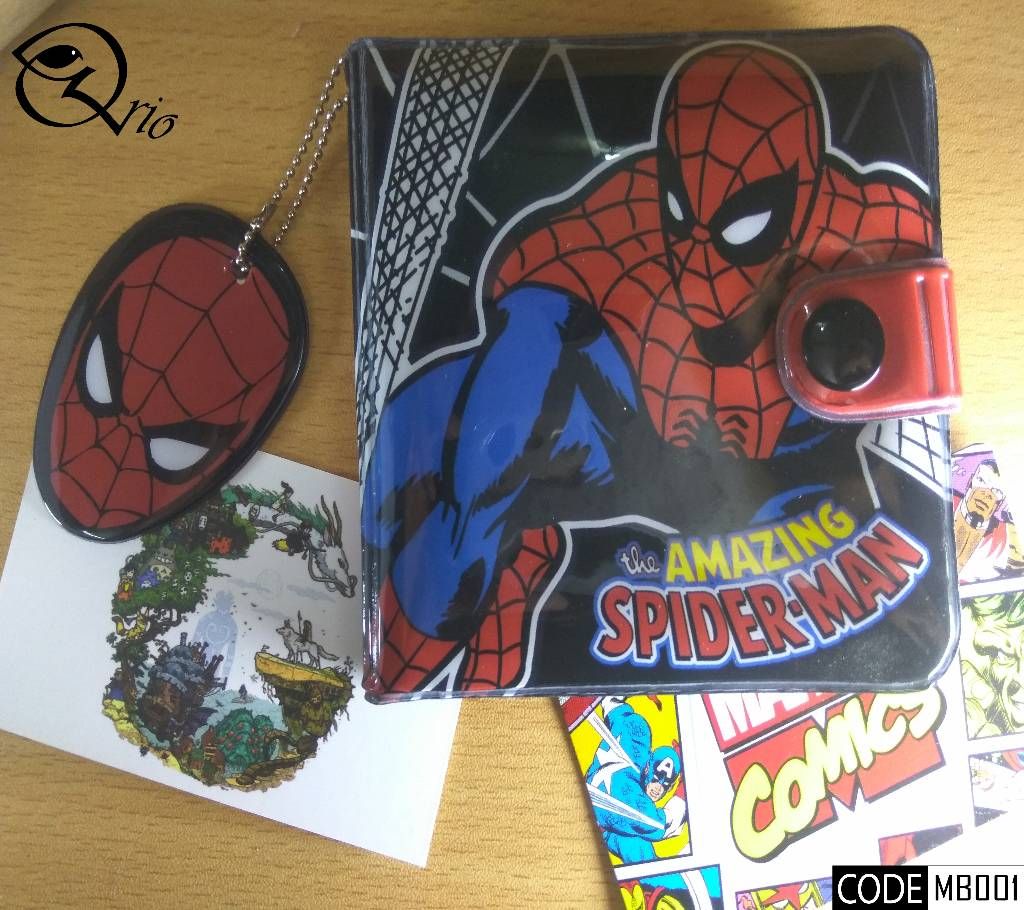 Spider Man Wallet: Marvel Amazing Spider Man Keychain