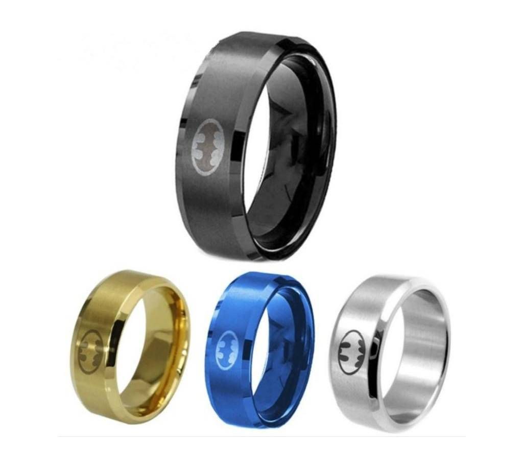 Batman Stainless Steel Finger Ring - 1pec