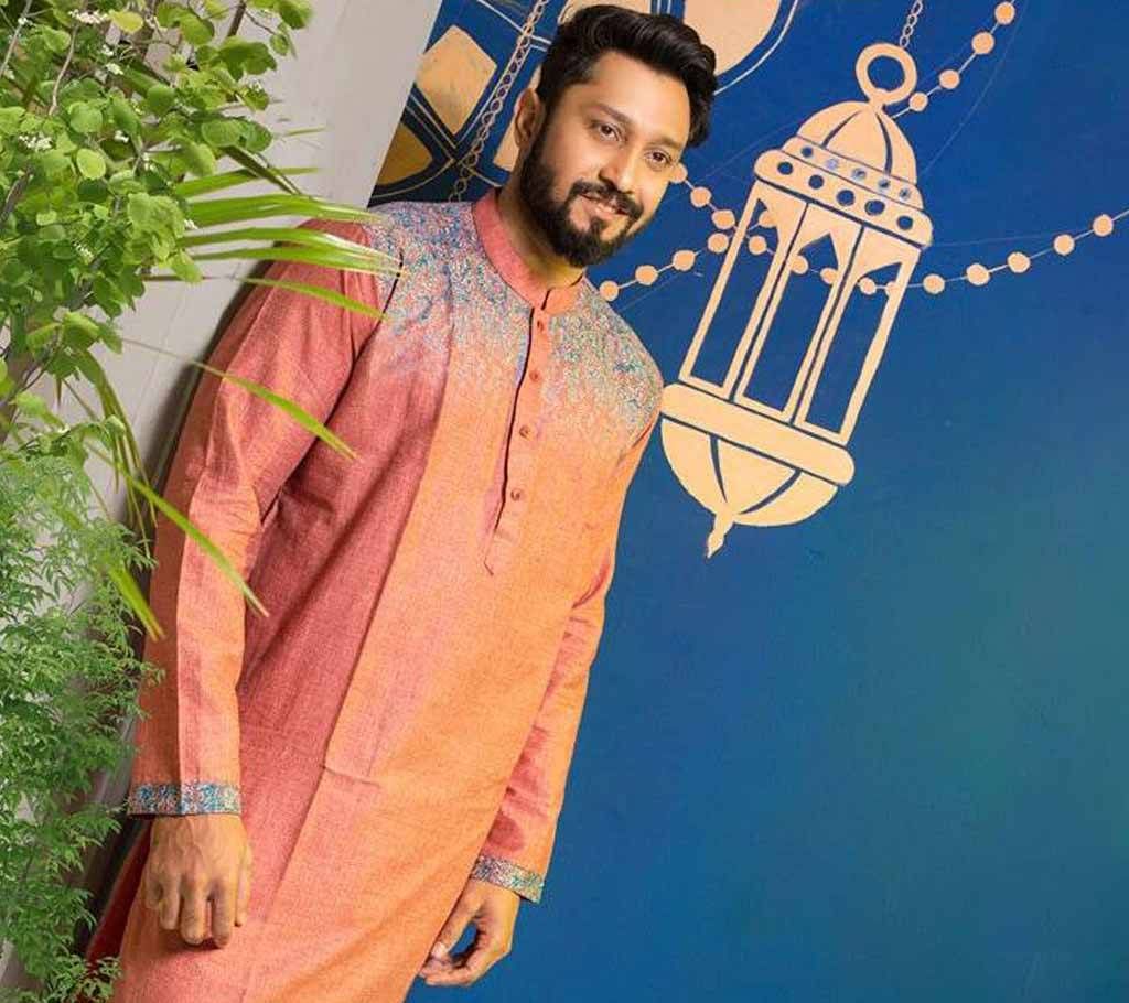 Mens Cotton Printed Slim Fit Panjabi– CP44