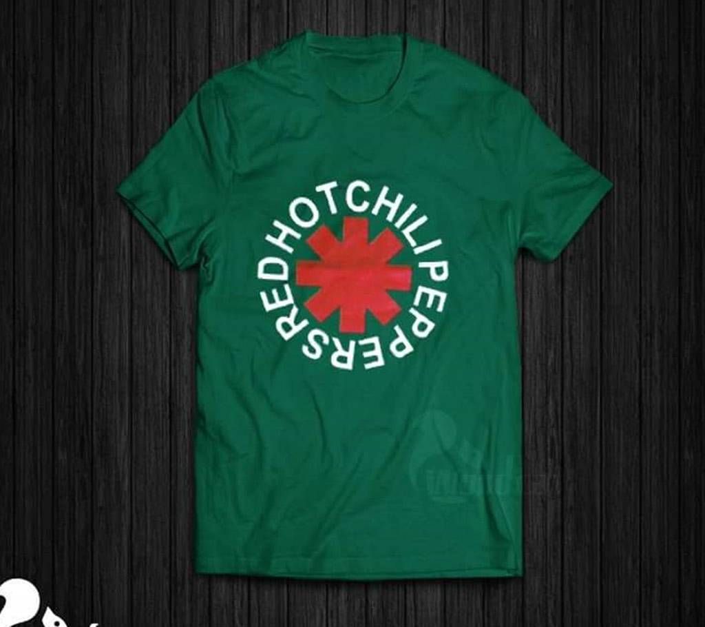 RED HOT CHILI PAPER Half Sleeve T-Shirt For Men