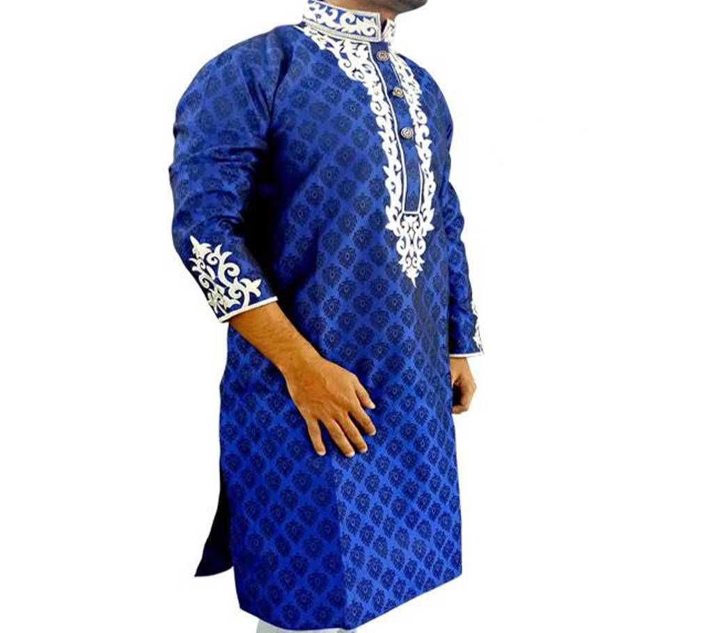 Sky Blue katan punjabi for men
