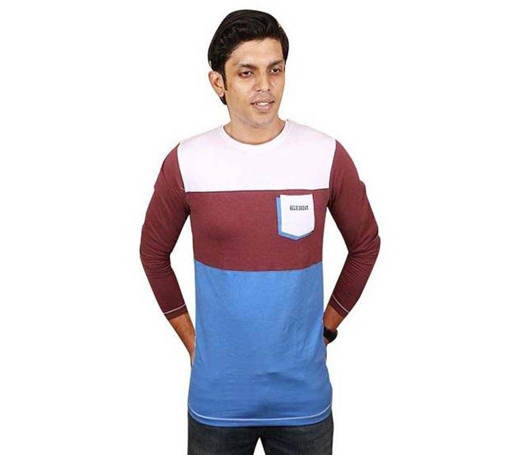 Gents full sleeve cotton t-shirt #02