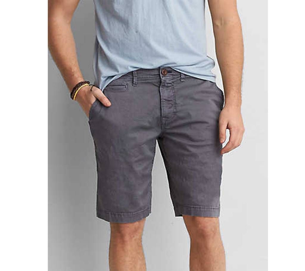 Ash Twill Gabardine Two Quarter Shorts Pant for Men