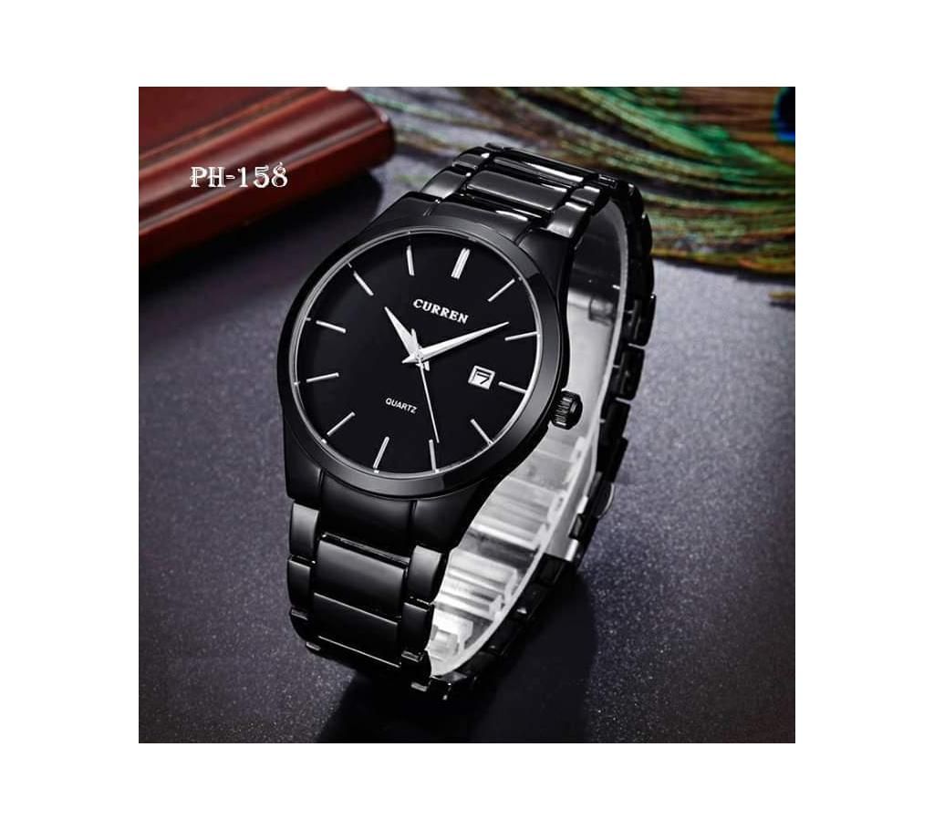 Gent's Analog Wrist Watch - Balck 