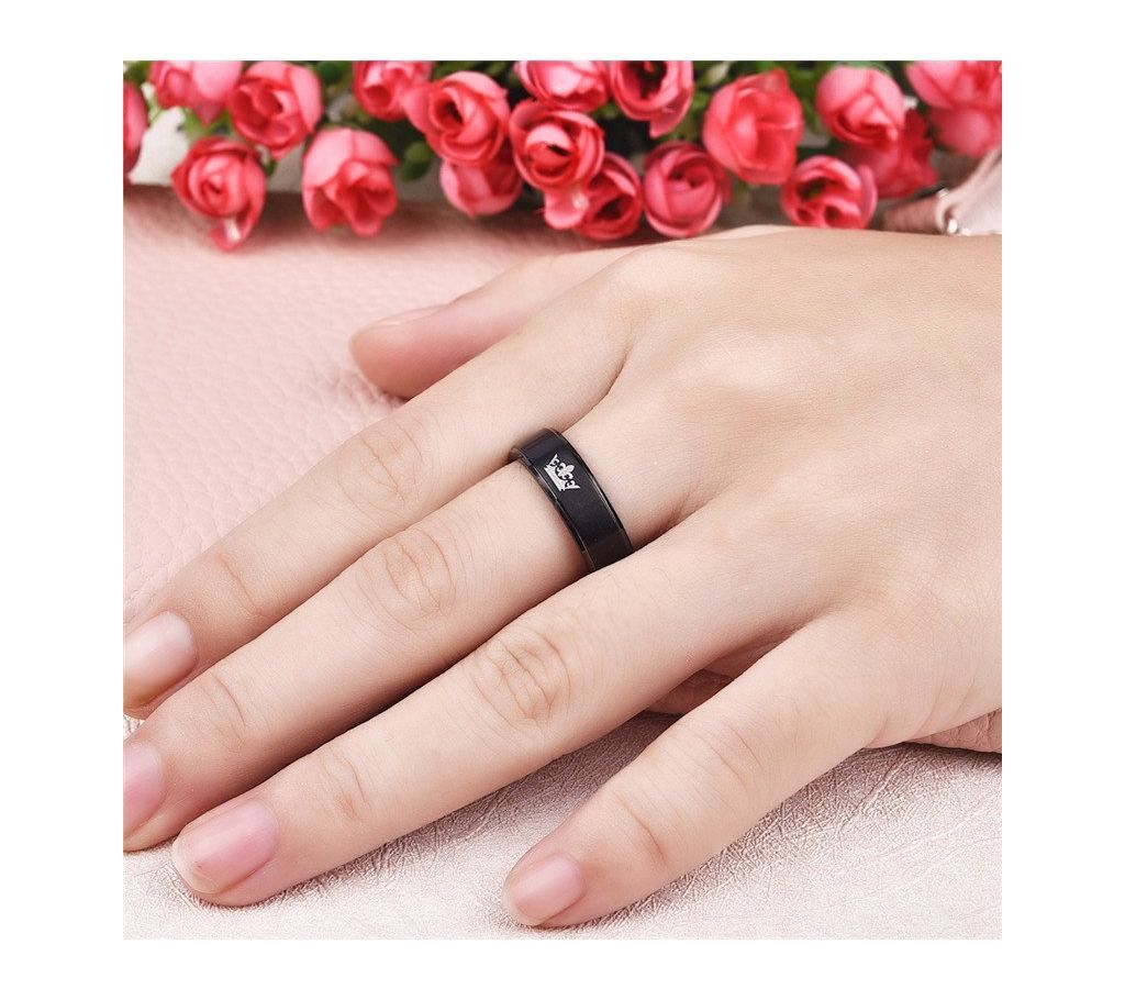 Her King Stainless Steel Finger Rings