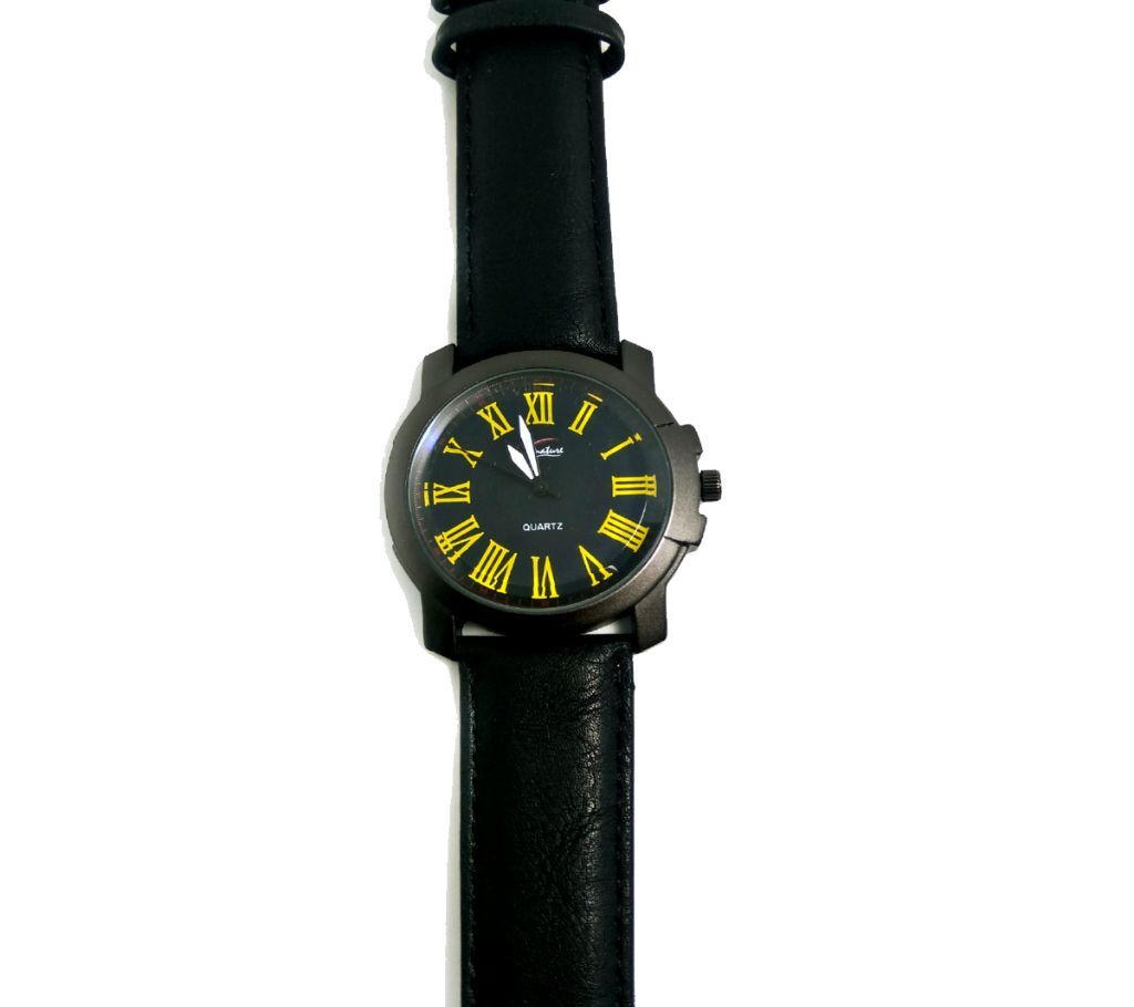 Signature Groovy Ninja Black Wrist Watch For men