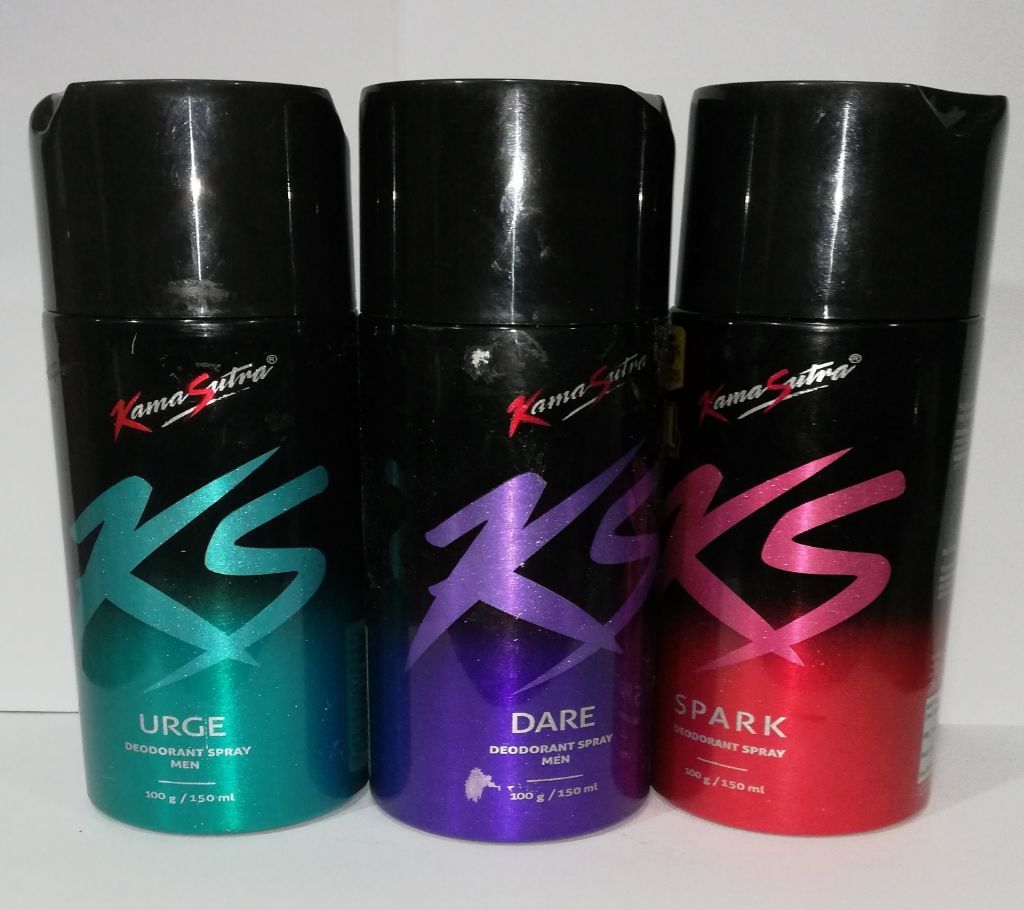 Kama Sutra Deo for Men,  Spark,Dark,Urge  one pice