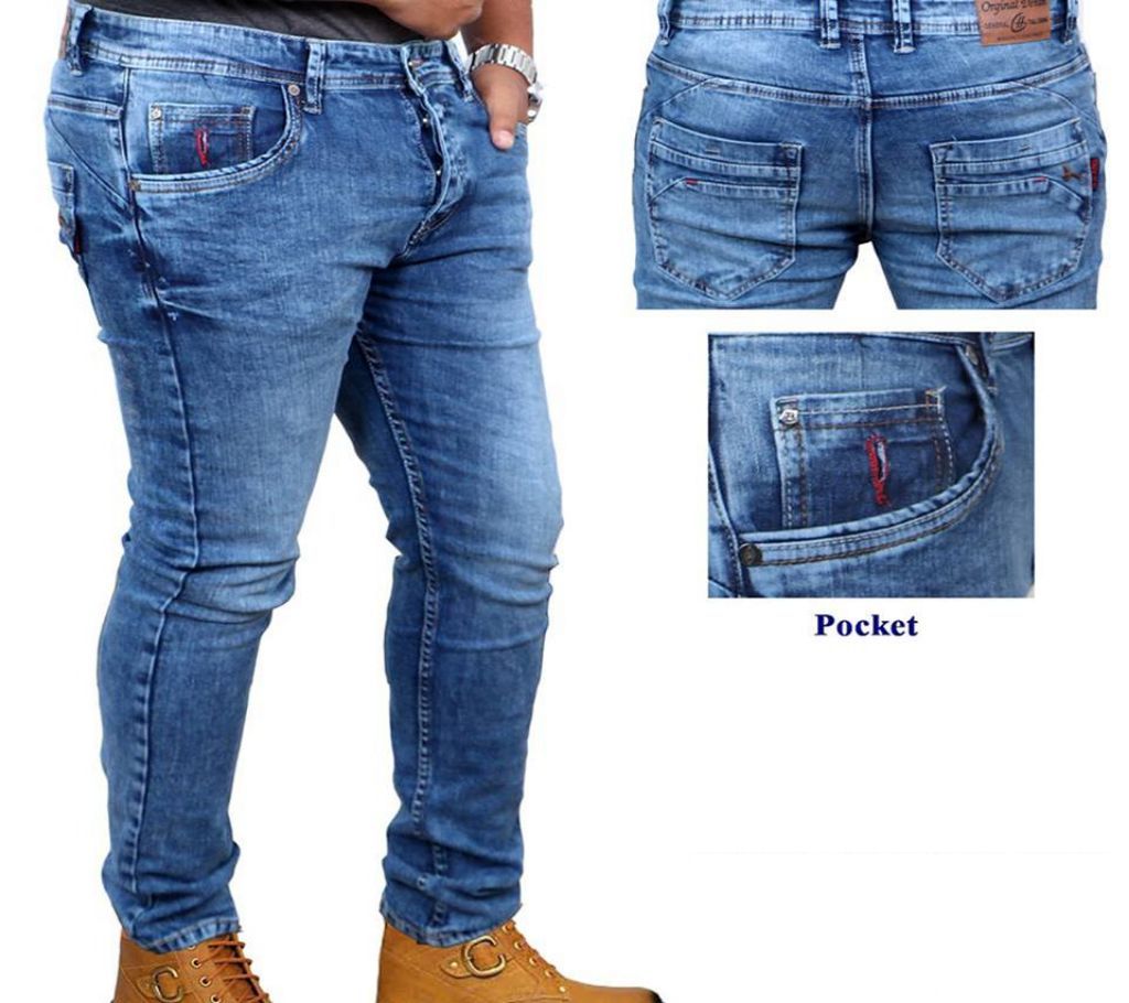 Gents Semi Narrow Denim Jeans Pants