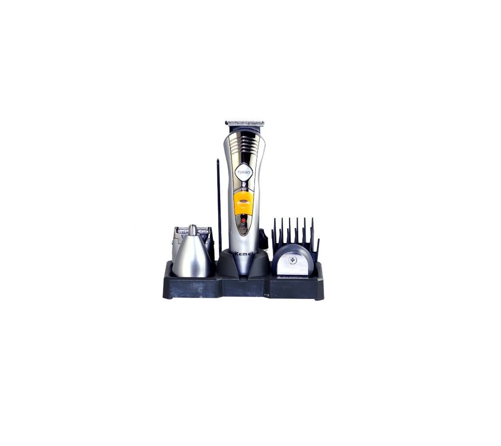 Kemei Cord/Cordless 7In 1 Multi Functional Hair Trimmer & Shaver Full Package KM 580A 5PN3 3009 1A00  SGT2543